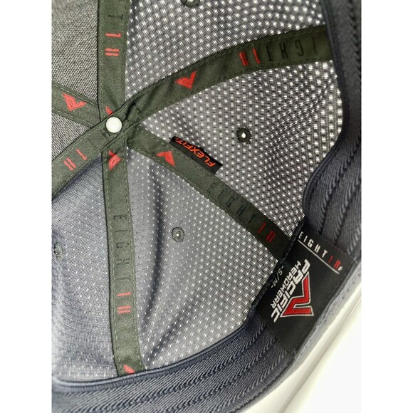 Pacific Headwear Eight18 Embroidered Viking Patch Fitted Cap Gray Men's S-M - Picture 5 of 5